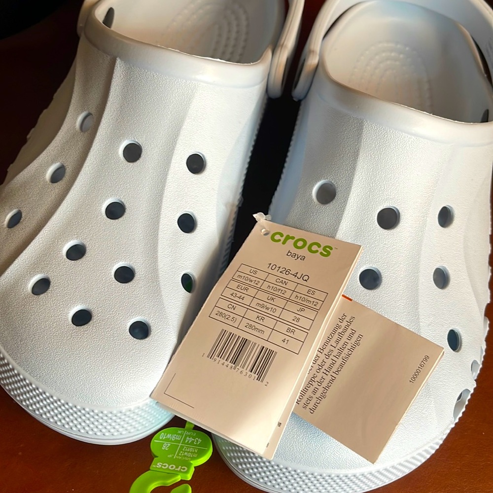 Crocs Baya Clog - Mineral Blue Men Size: 10